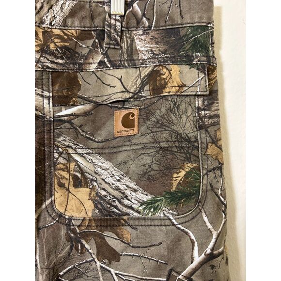 Carhart Pants 40x 34 Utility Realtree Pants Relaxed Fit Camo Cryder Hunting - Picture 3 of 14